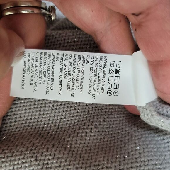 Lucky brand crochet style over semi sheer lining - Picture 10 of 14